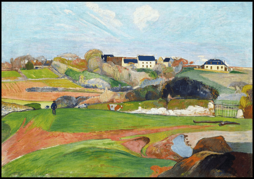 "Paul Gauguin - Landscape at Le Pouldu"