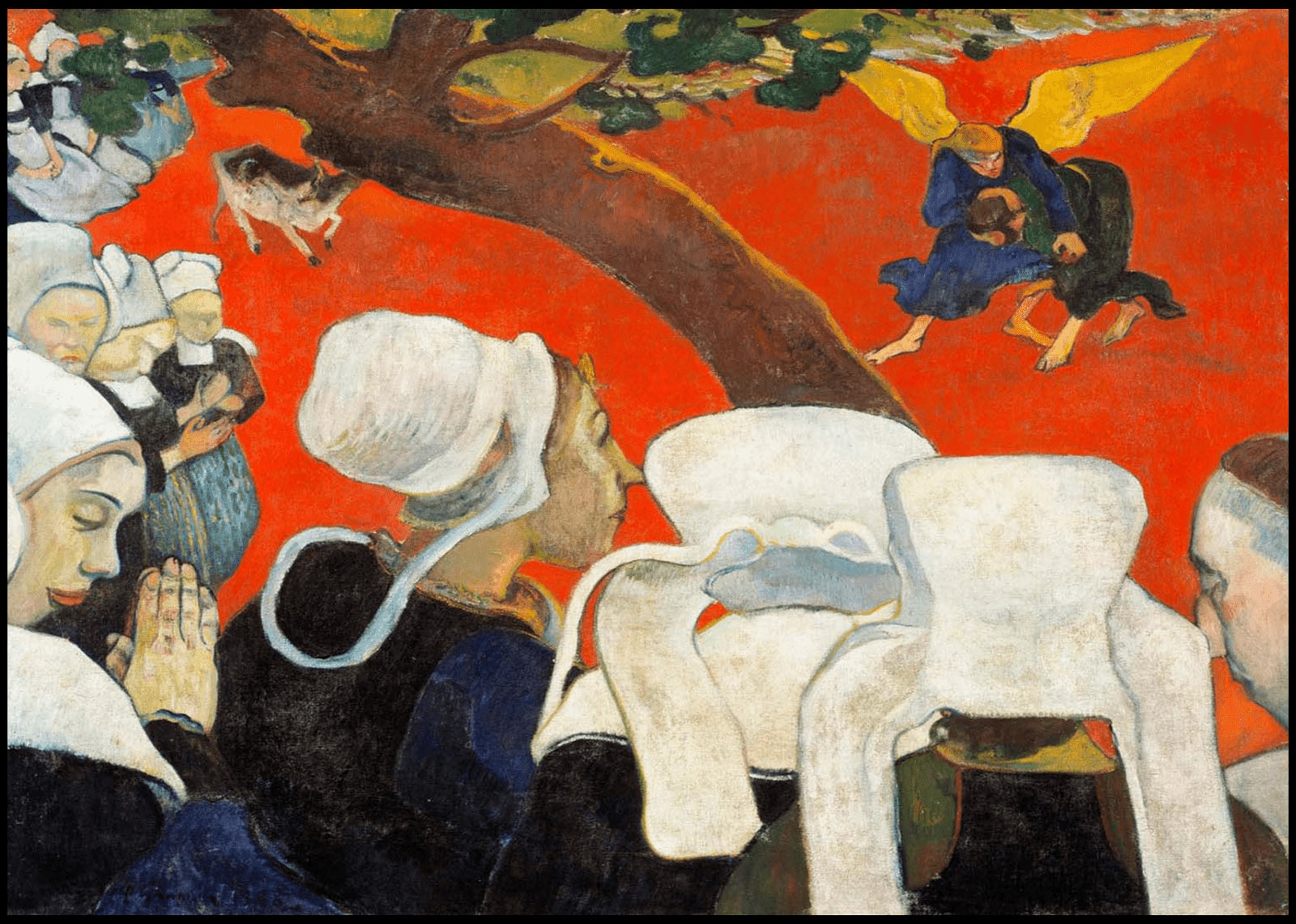 "Paul Gauguin - Vision After the Sermon"