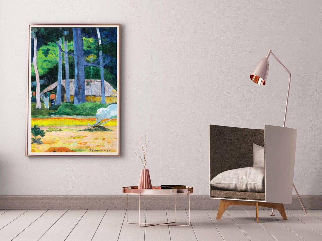 "Paul Gauguin - Cabane Sous Les Arbes"