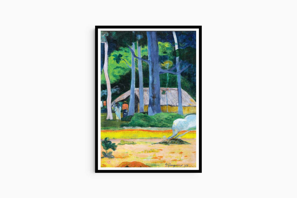 "Paul Gauguin - Cabane Sous Les Arbes"