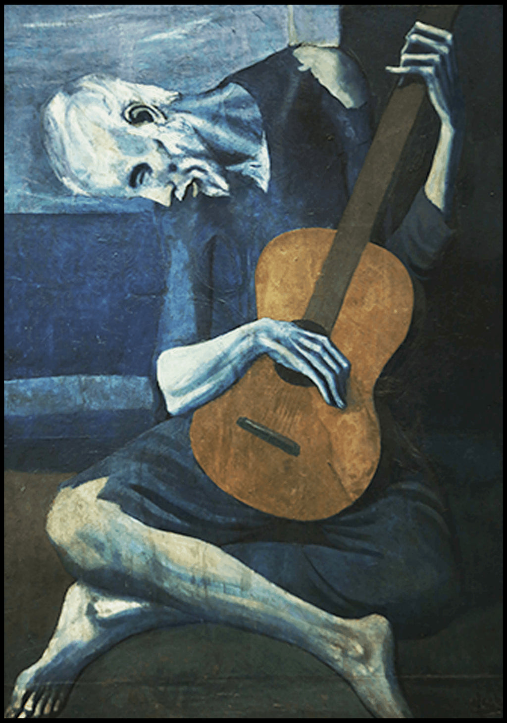 "Pablo Picasso - Two Old Guitarist - Hakyarts"