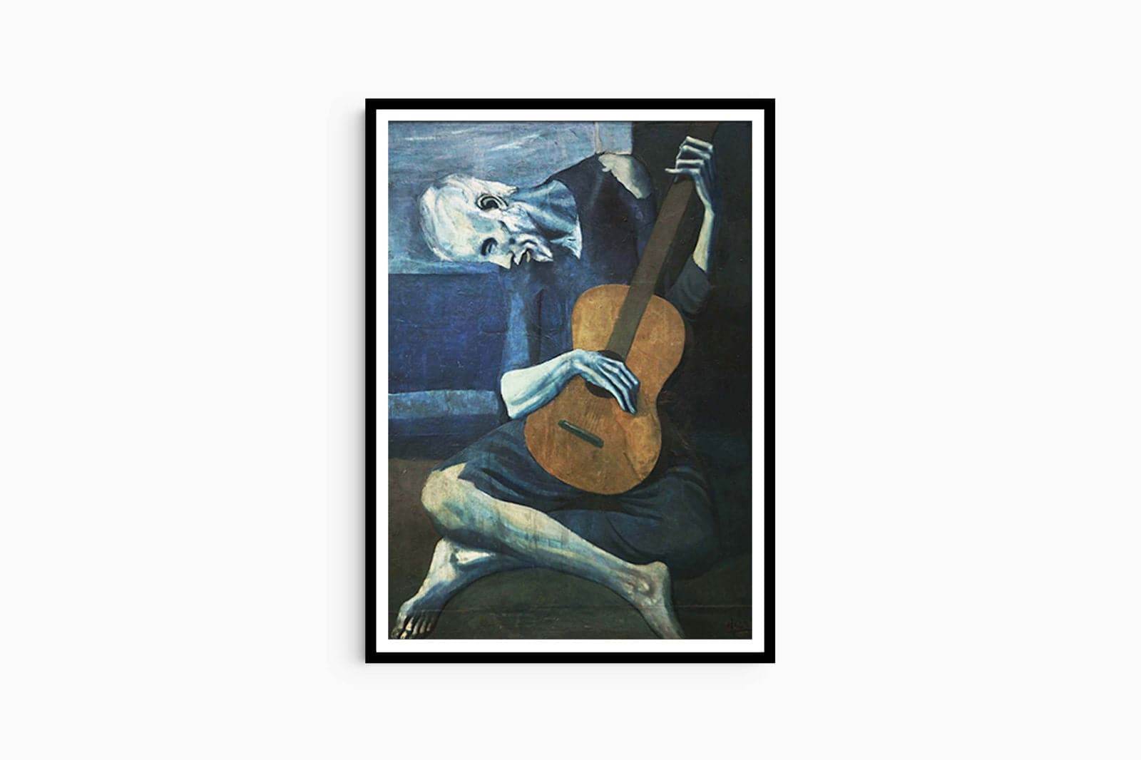 "Pablo Picasso - Two Old Guitarist - Hakyarts"