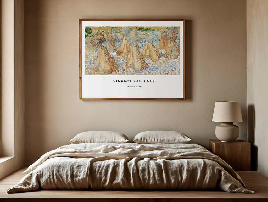 Vincent Van Gogh - Sheaves of Wheat Poster