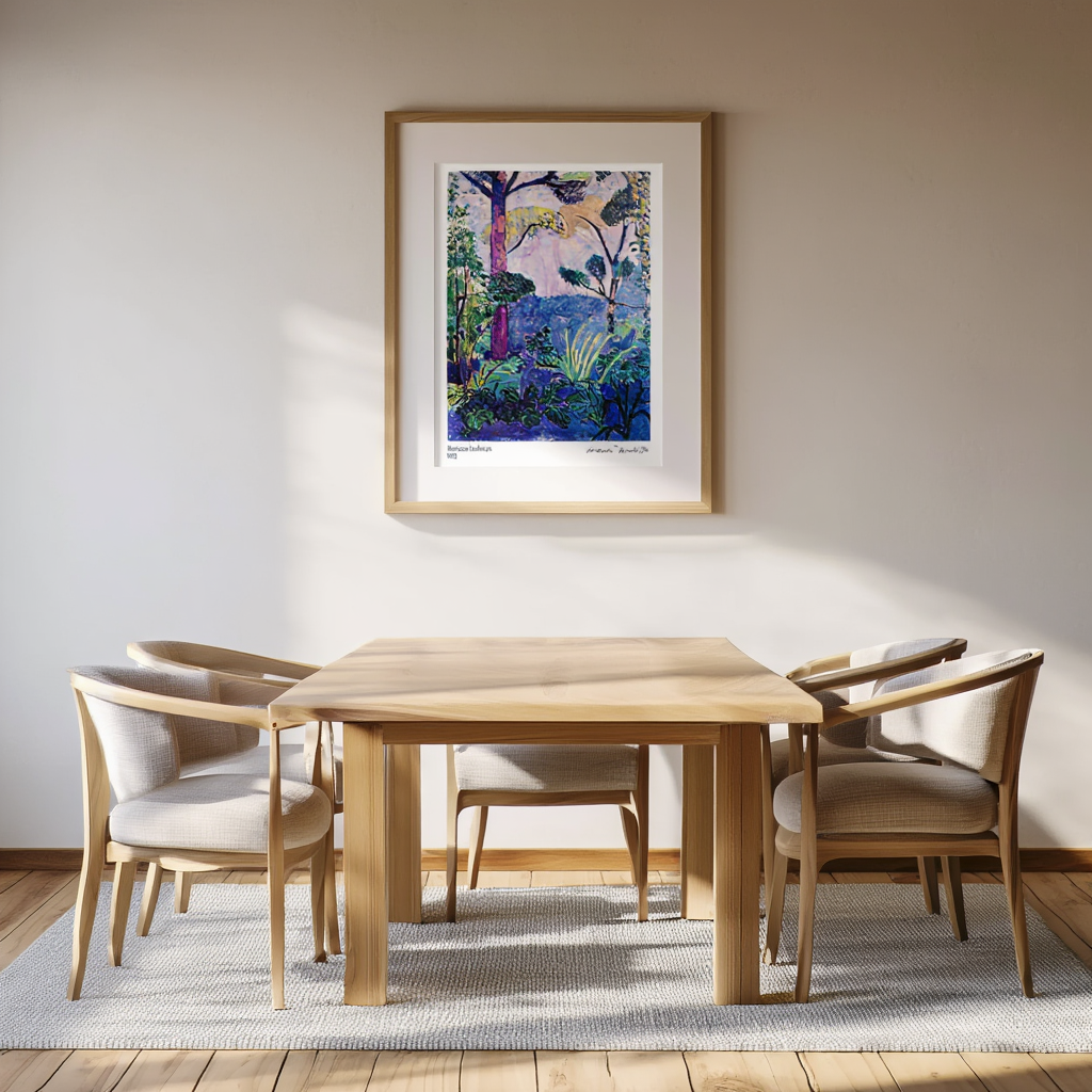 Henri Matisse – Moroccan Landscape - Vibrant Modernist Art Print