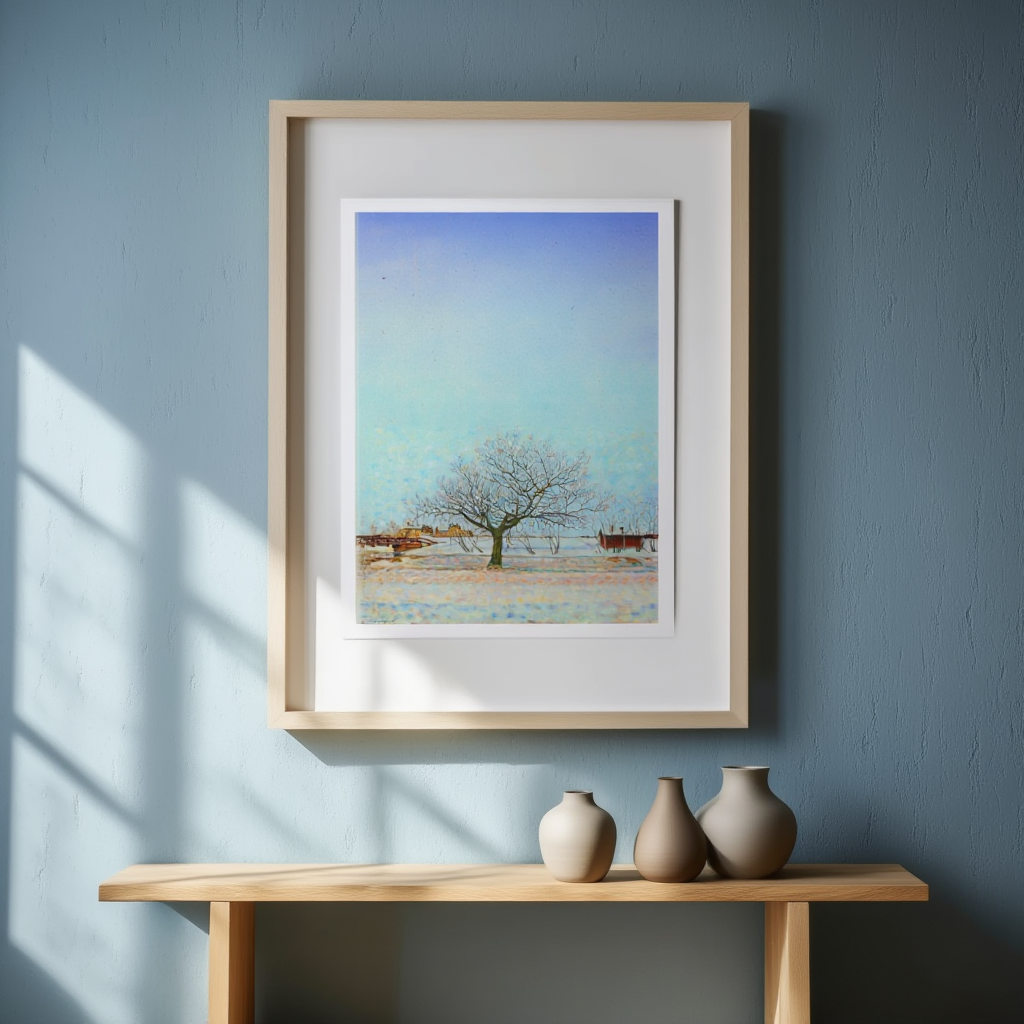 The Weeping Willow – Vilho Lampi (1934) | Finnish Expressionist Art Print