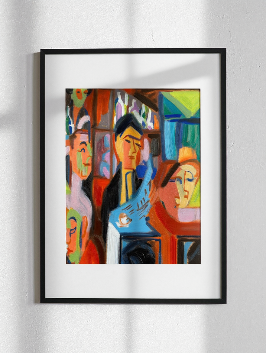 Ernst Ludwig Kirchner - Davoser Cafe