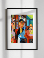 Davoser Café – Ernst Ludwig Kirchner Poster | Expressionist Interior & Social Scene Art Print - Hakyarts