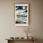 Inner Valley at Tsukigase by Kobayashi Kiyochika – Japanese Ukiyo-e Landscape Art Print