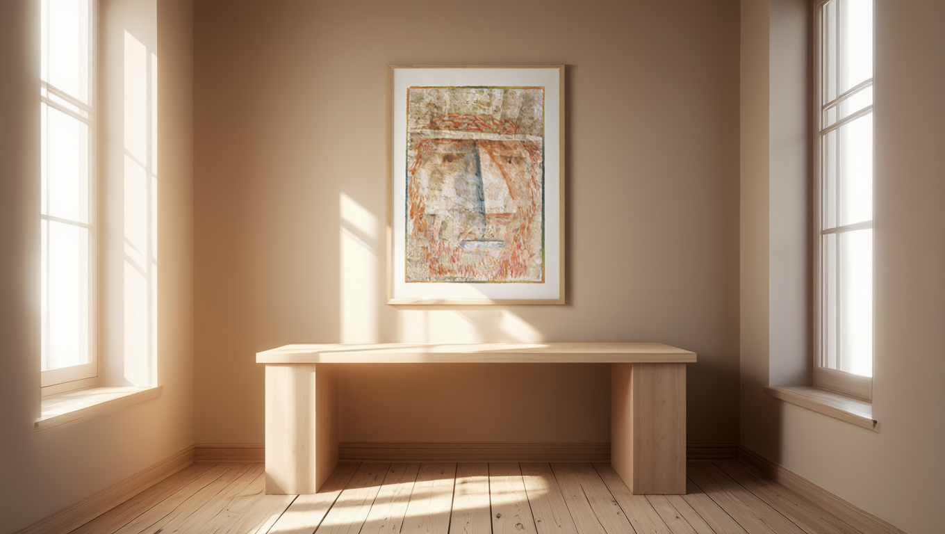 Paul Klee – Rotbärtiger Kopf - Iconic Modernist Expressionist Print