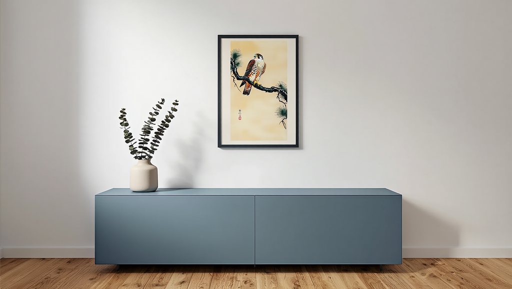 Ohara Koson - Falcon on a Branch Poster