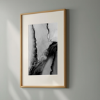 Watercolor Black Strokes Poster - Hakyarts