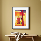 Tyrkisk Café – August Macke Plakat | Vintage Ekspressionistisk Kunsttryk