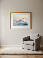Genoa from the Sea by J.M.W. Turner – Landscape Art Print - Hakyarts