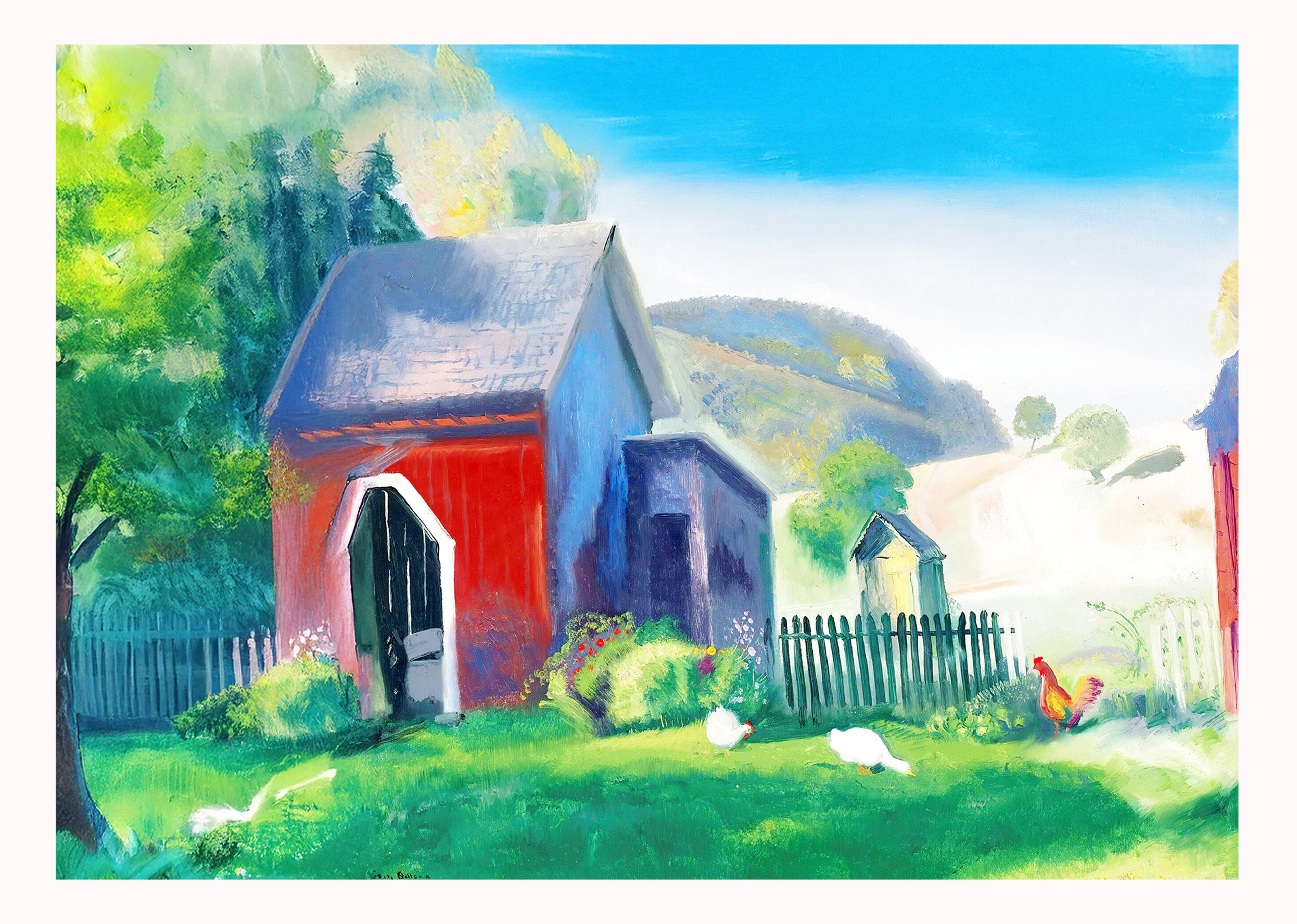 Barnyard And Chickens - Hakyarts