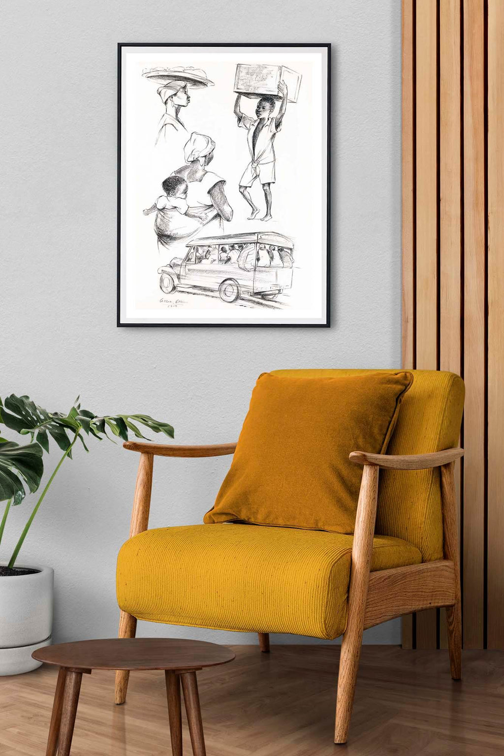 Elton Fax - West Africa Vignettes Pl.16 Poster - Hakyarts