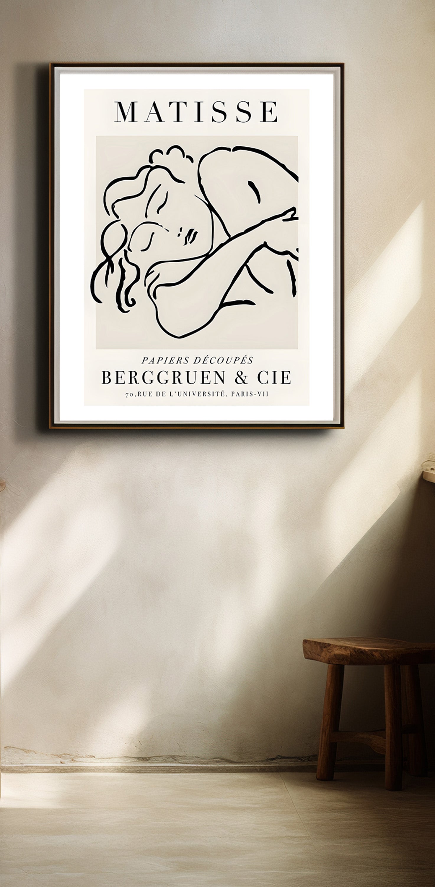 Modern Line Art Matisse Poster