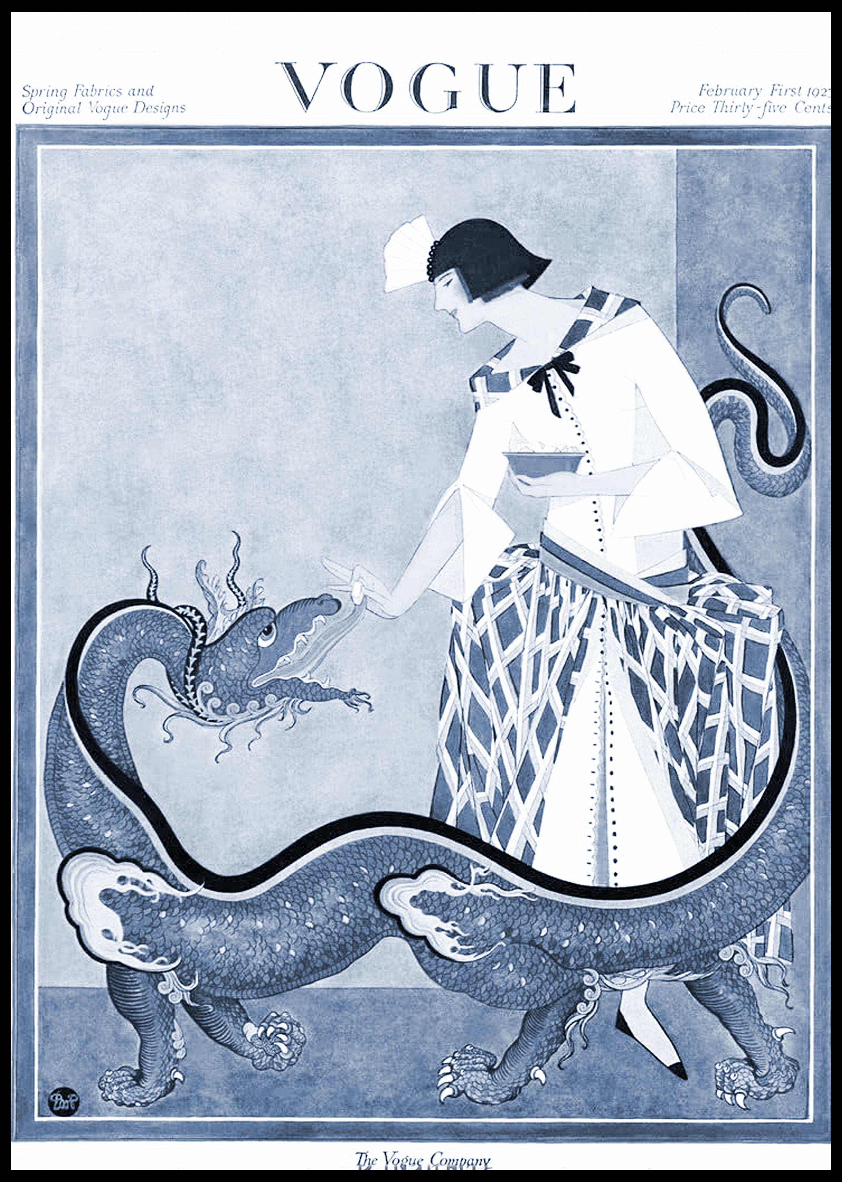 Vintage Vogue Cover - Hakyarts