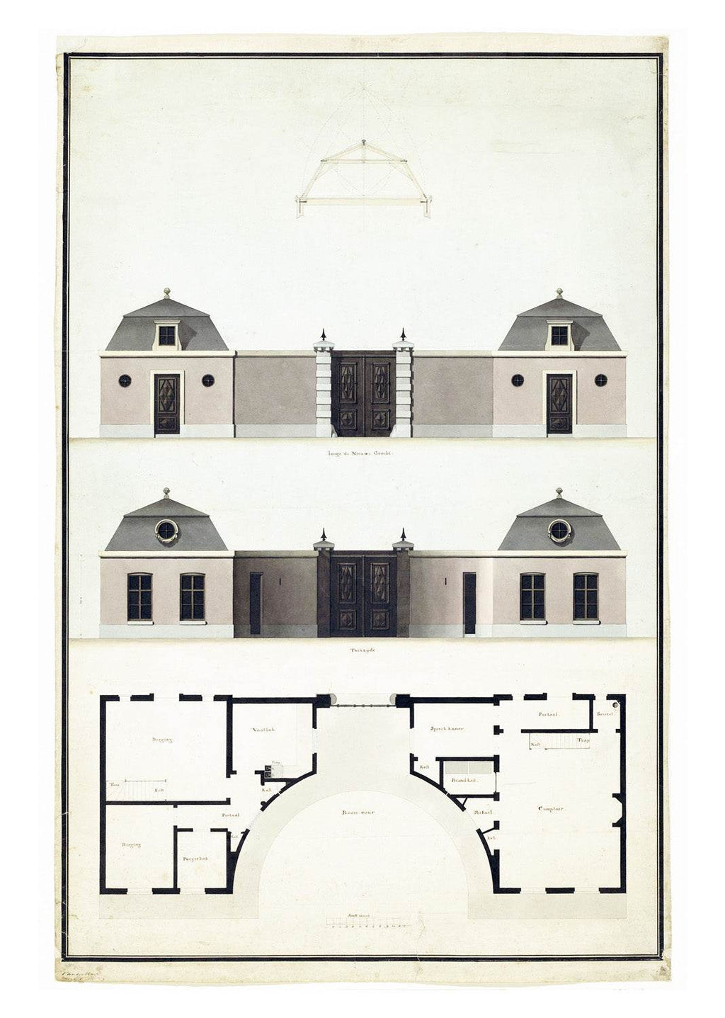 Design For a Gatehouse and Office - Hakyarts