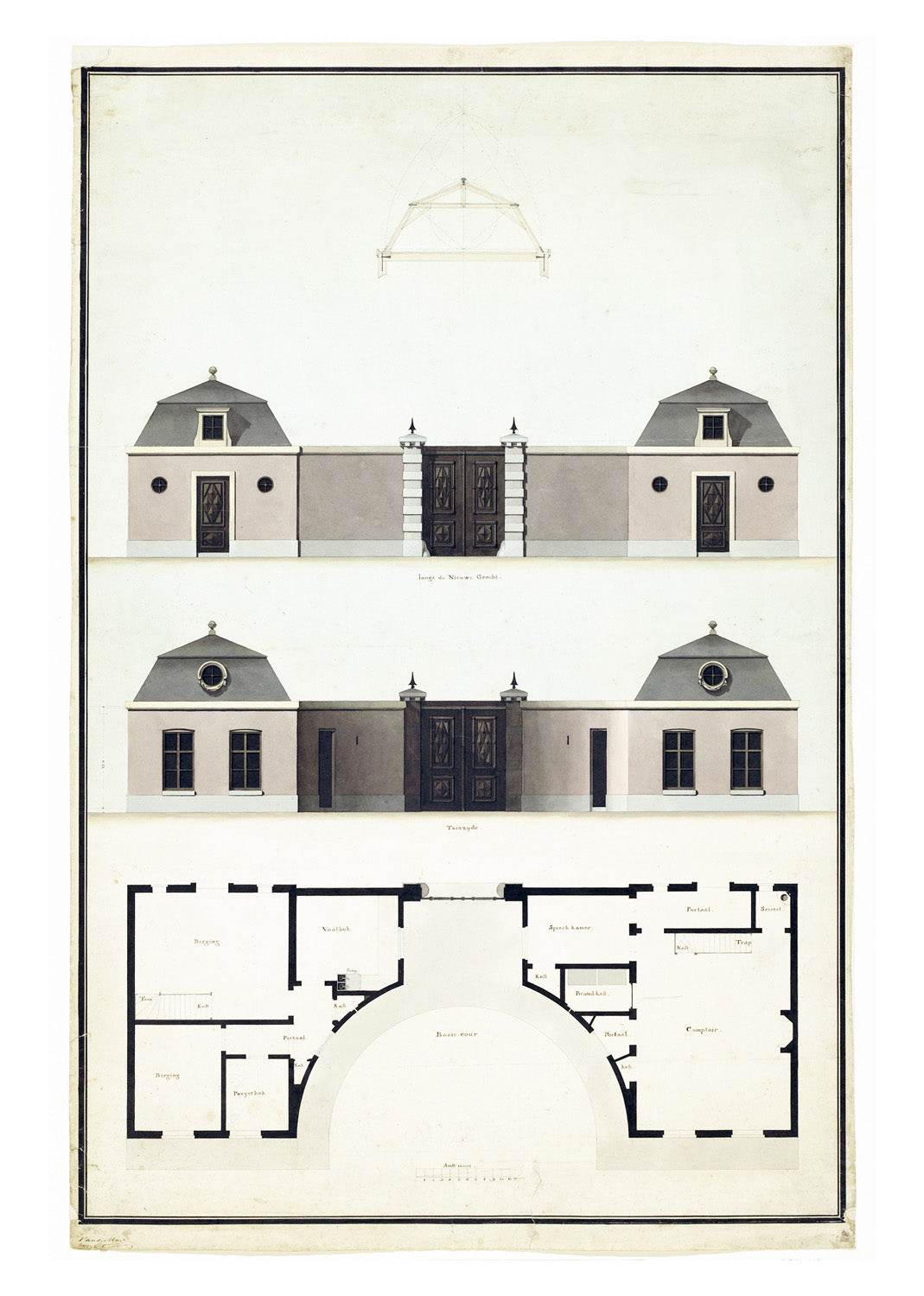 Design For a Gatehouse and Office - Hakyarts