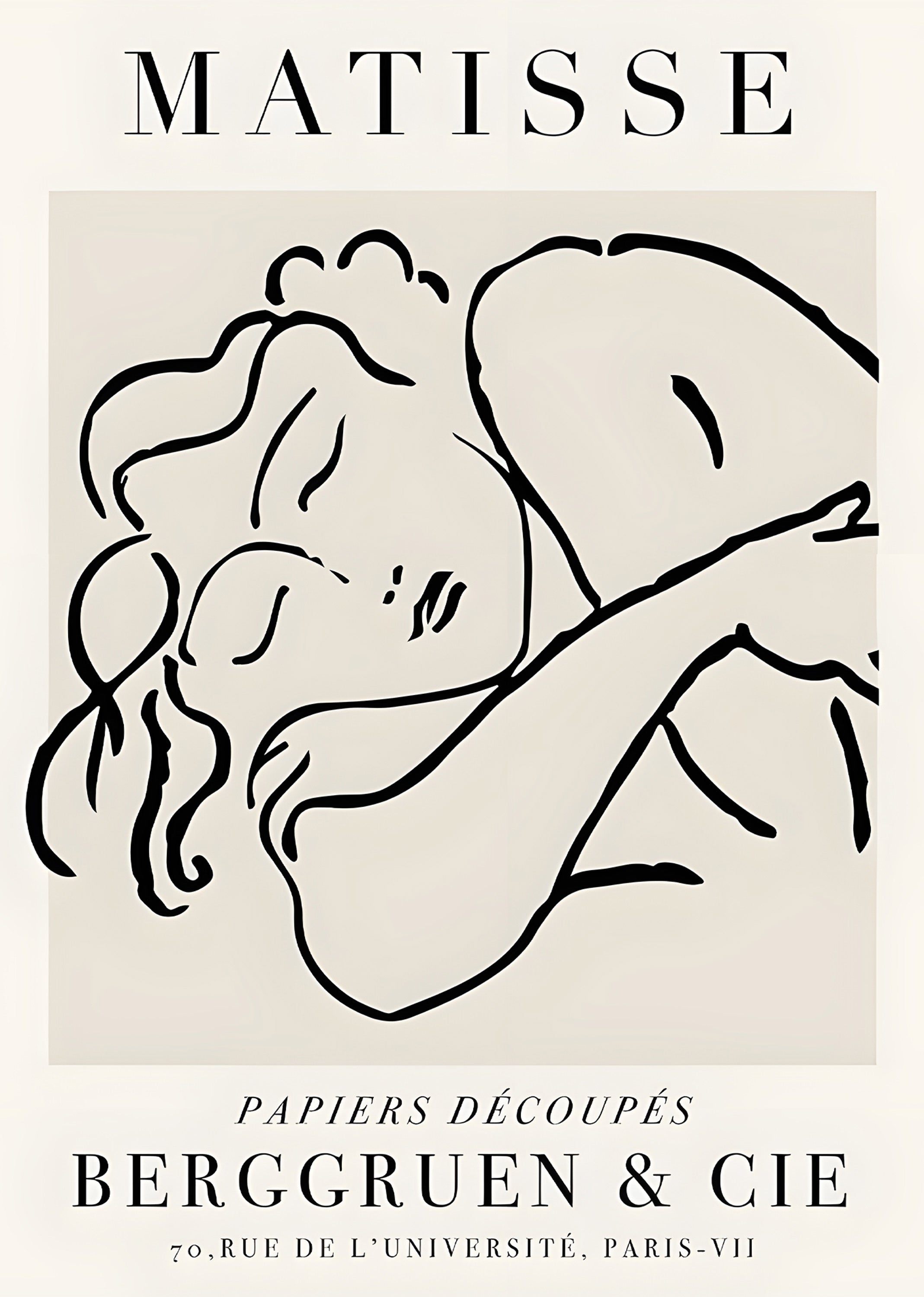 Modern Line Art Matisse Poster