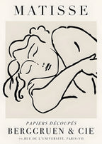 Set of 3 Minimalist Prints – Matisse Line Art - Hakyarts