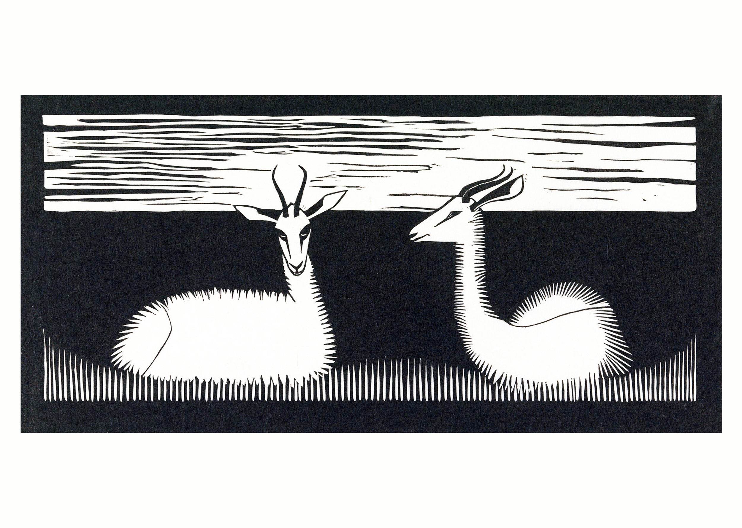 Two Gazelles - Hakyarts