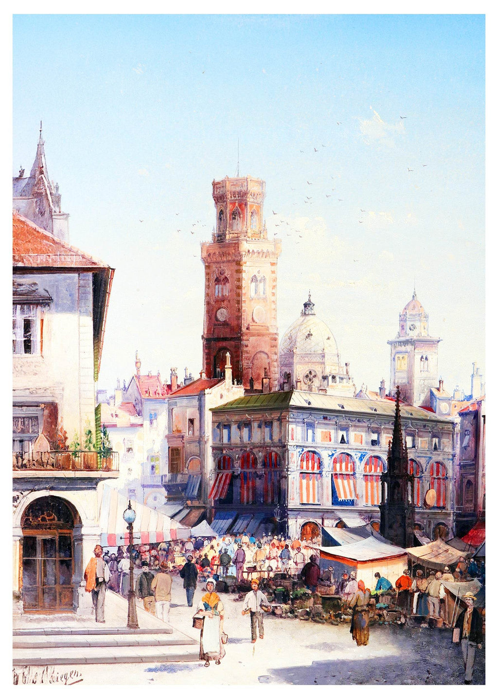 Marktplatz in Bologna - Hakyarts