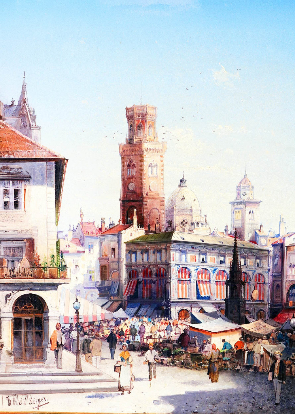 Marktplatz in Bologna - Hakyarts