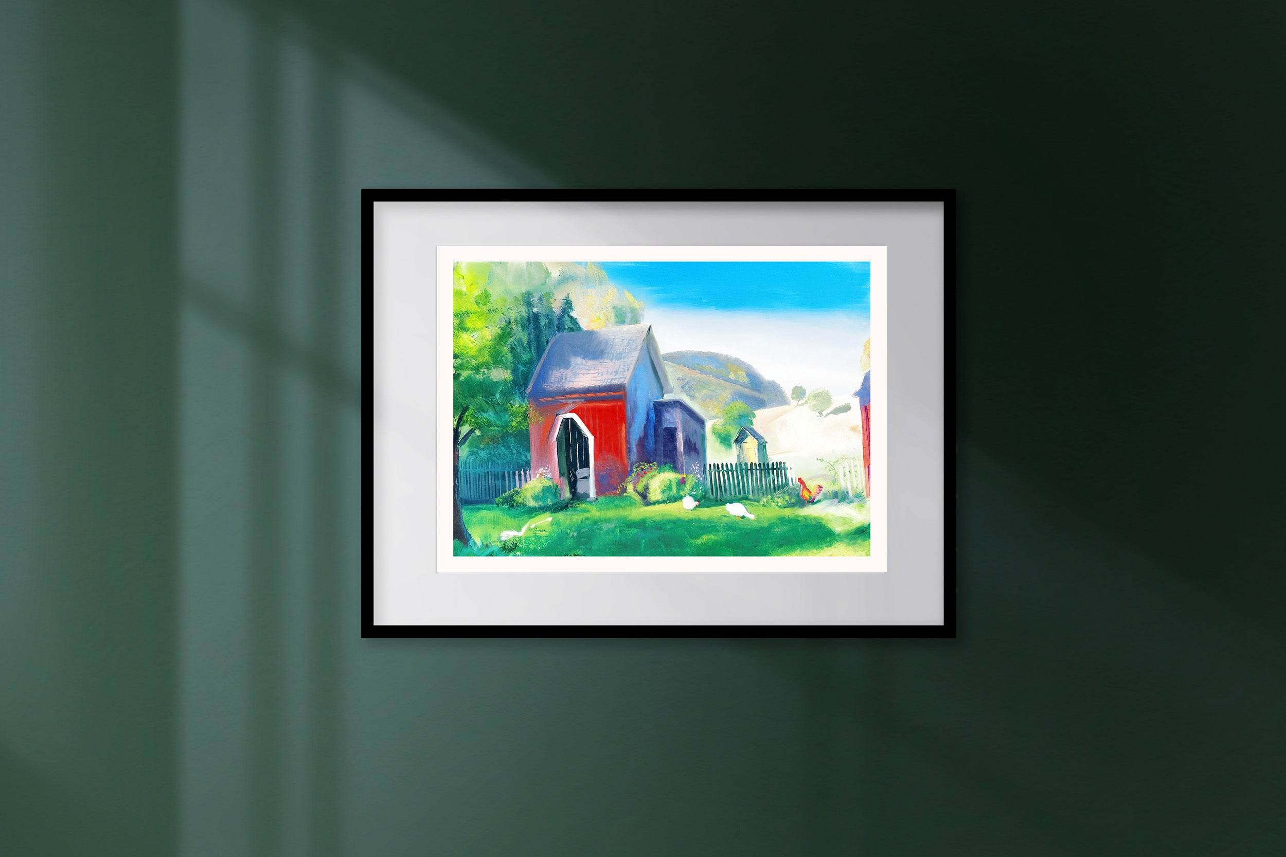 Barnyard And Chickens - Hakyarts