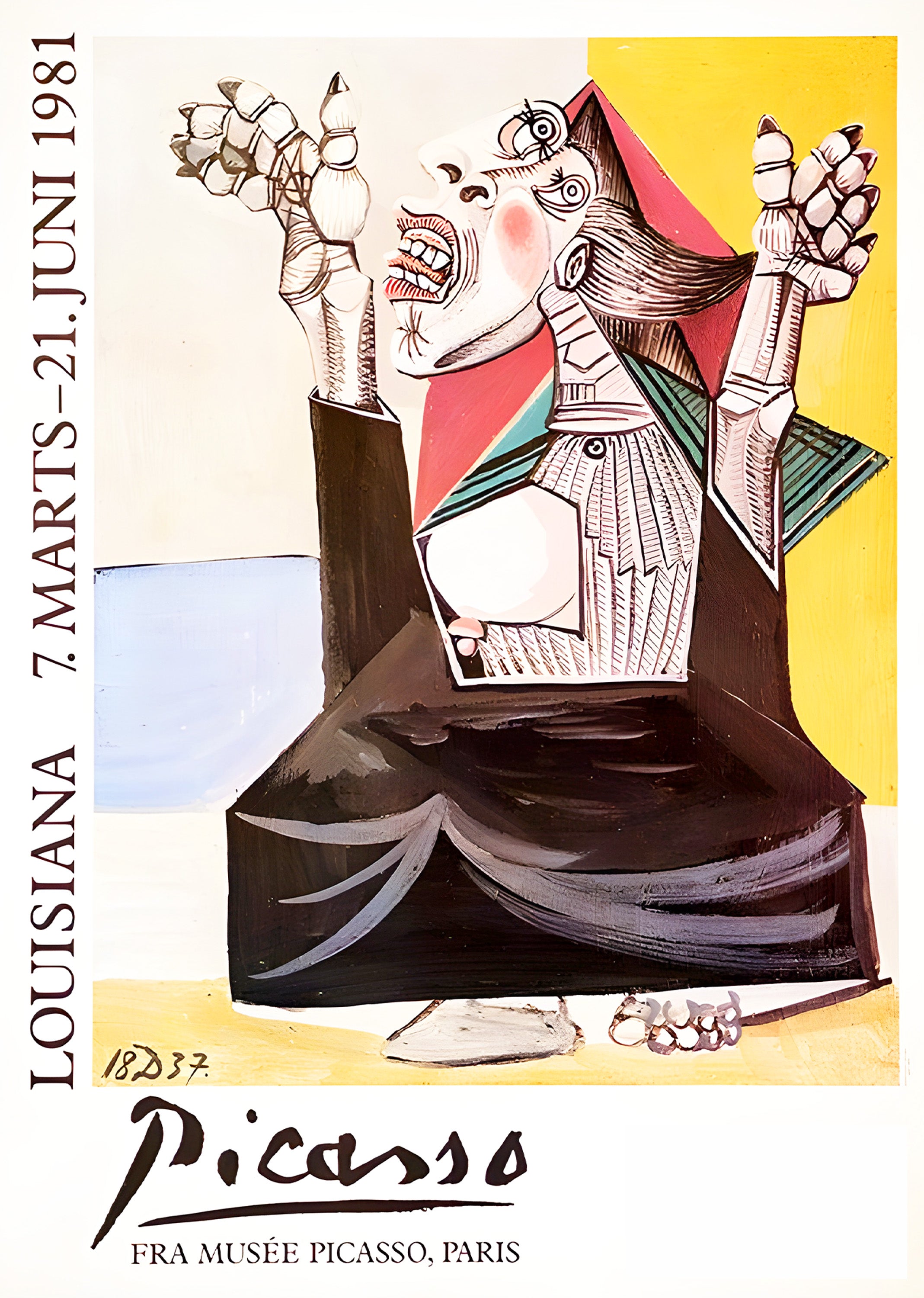Louisiana Cubism Picasso Art Exhibition Poster