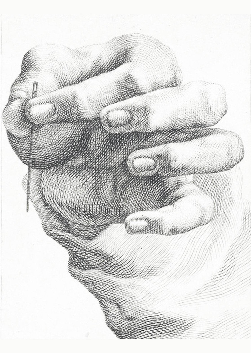 Study of a Hand with Needle - Hakyarts