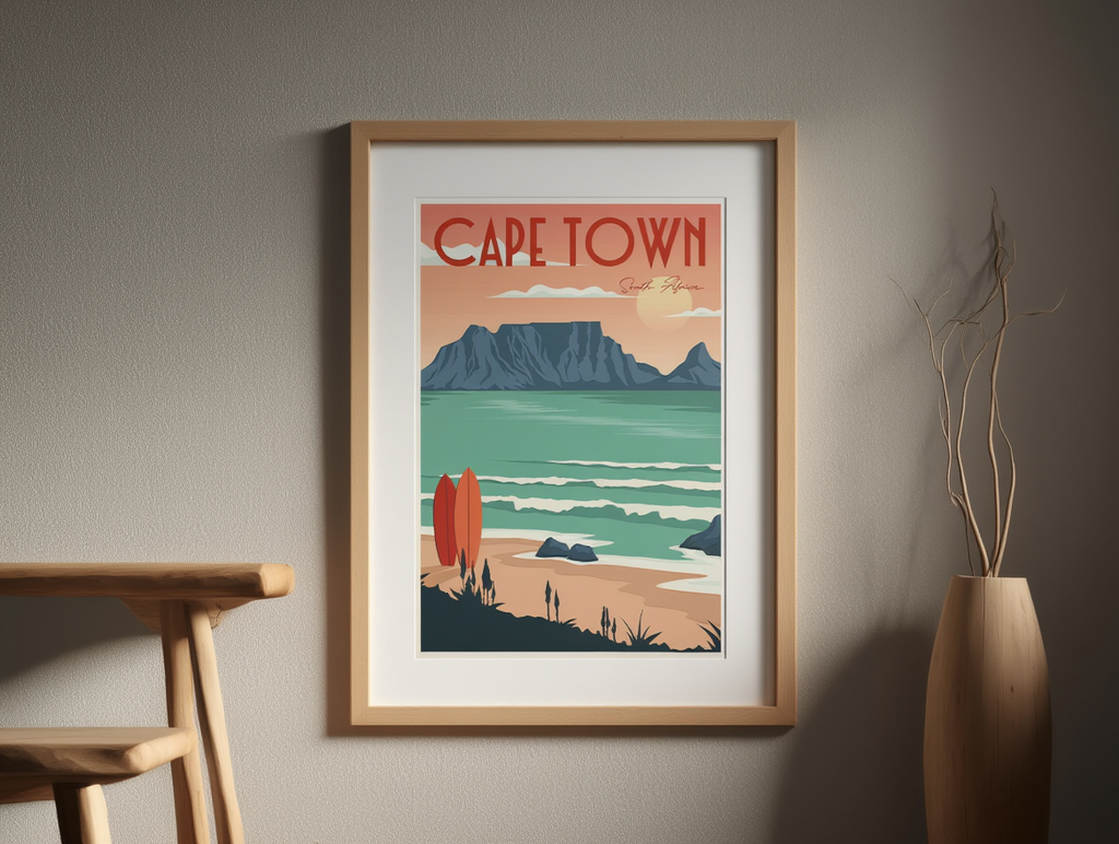 Cape Town Travel Poster
