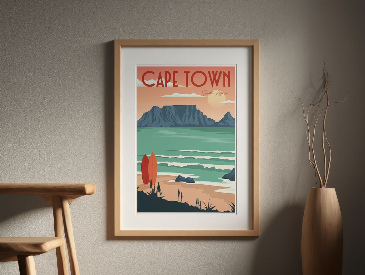 Cape Town Travel Poster