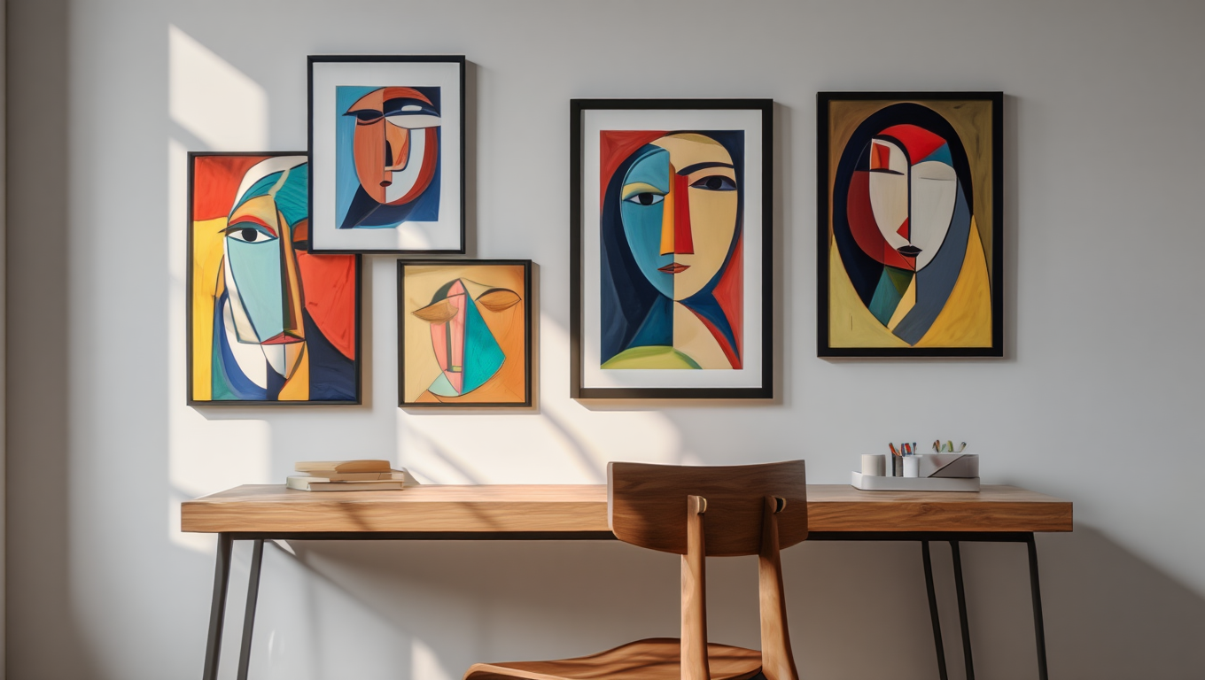 Picasso & Matisse Dining – Set of 5 Modernist Prints
