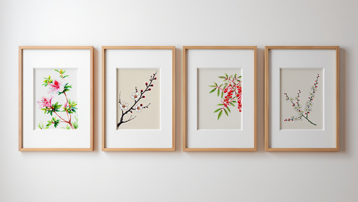 Megata Morikaga Mix & Match Wall Art – 4 Prints