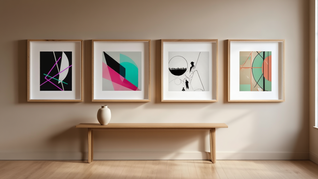 László Moholy-Nagy – 4 Bauhaus Prints | Modernist Art Collection