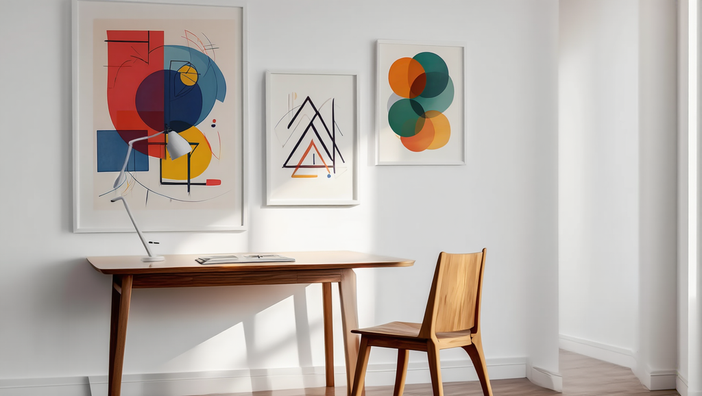 Kandinsky Bauhaus Art – Office Set of 3 Modern Prints