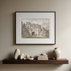 Christ Church Gate by J.M.W. Turner – Landscape Art Print