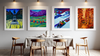 Kirchner Mix and Match 4 Prints — Bold Expressionist Portrait Quartet