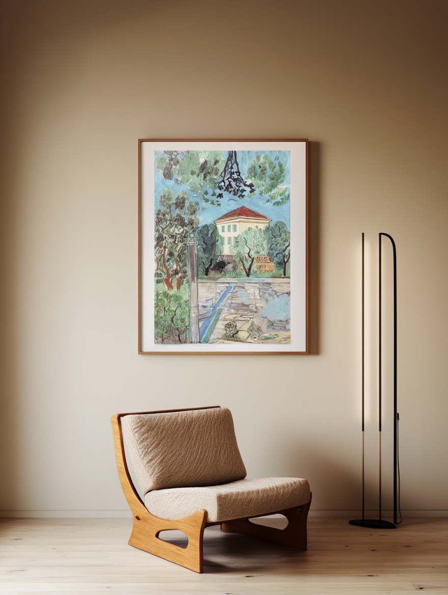 L’Entrée du Jardin by Raoul Dufy – Fauvist Garden Landscape Art Print