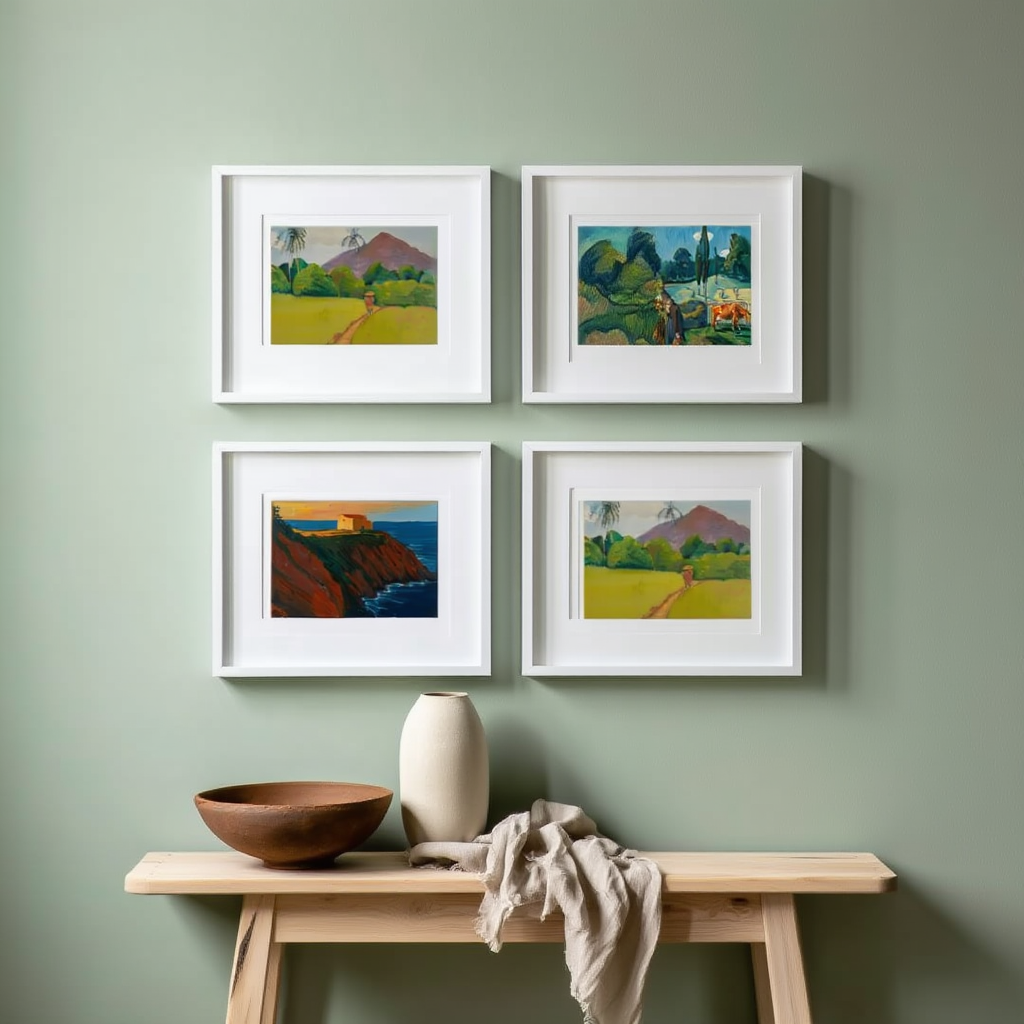 Gauguin Exotic Landscapes – 4 Prints Mix & Match