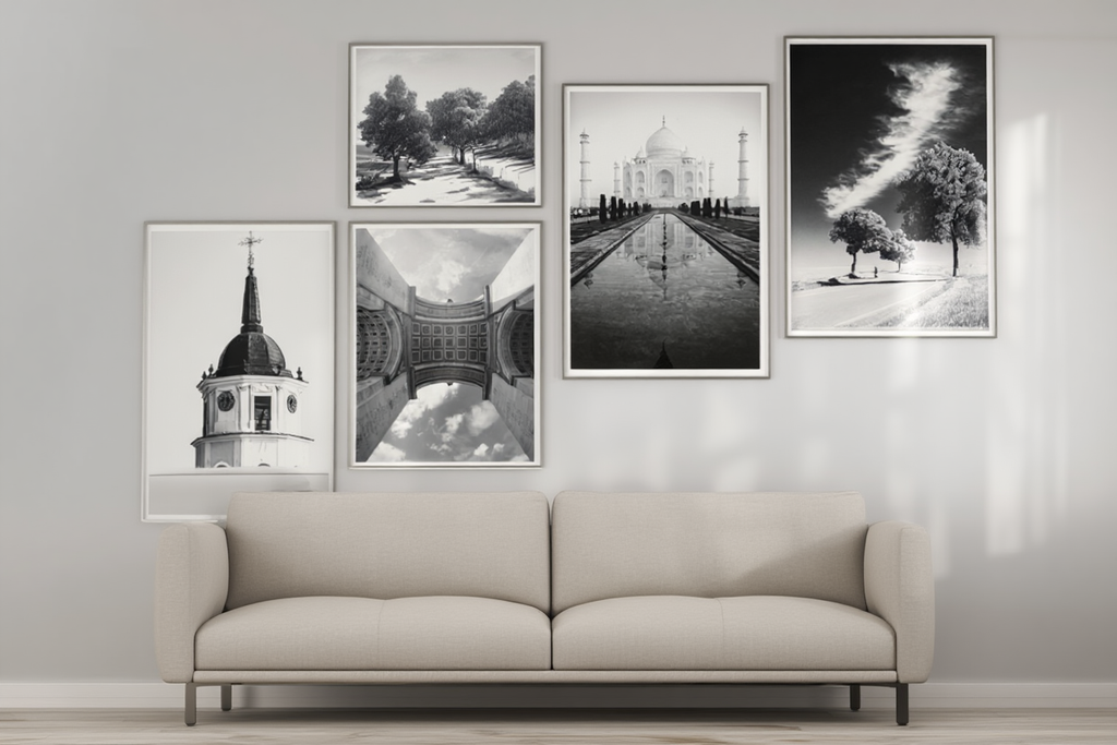 Serene Pastels – Minimal & Calm Landscapes - 5 Prints