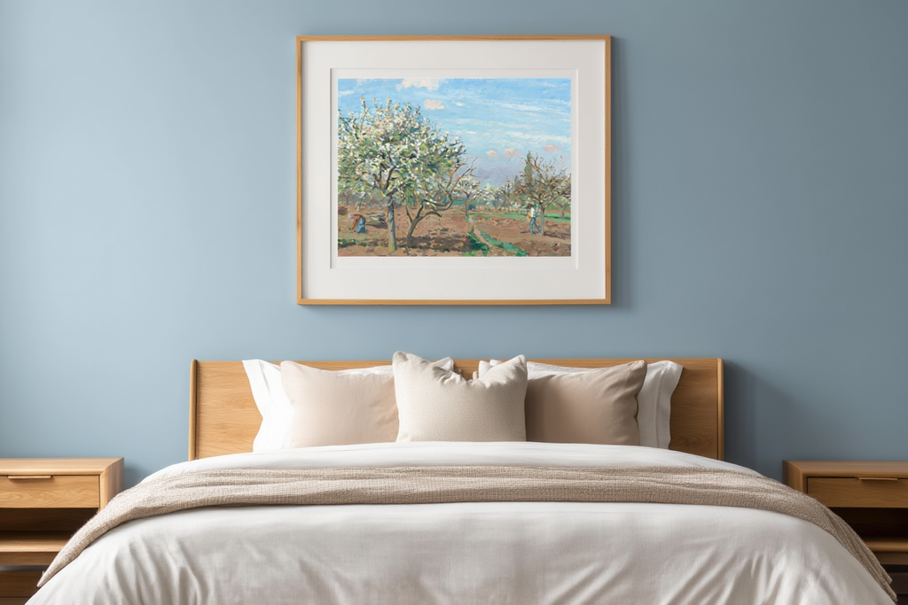 Camille Pissarro - Orchard in Bloom, Louveciennes