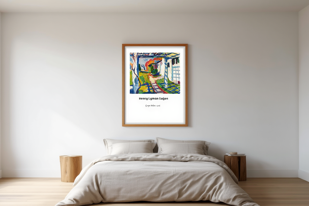 Henry Lyman Saÿen - Grape Arbor Poster