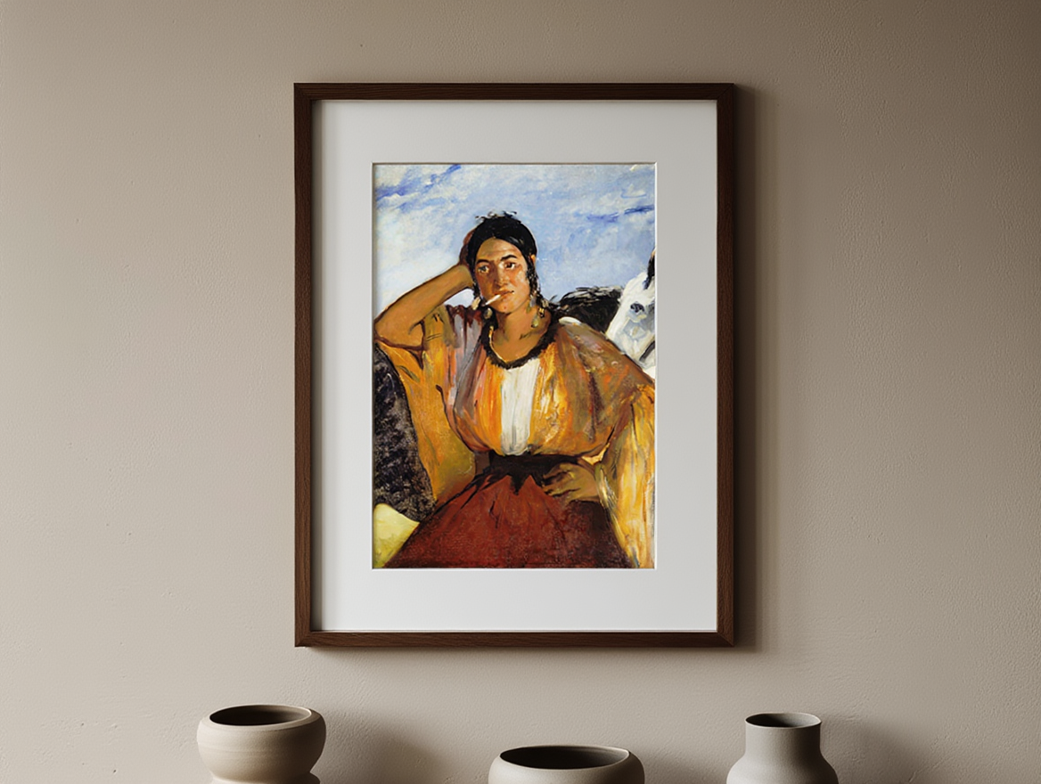 Édouard Manet – Gypsy with a Cigarette – Iconic Realist Art Print