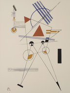 Franz Weiss, Wassily Kandinsky, Paul Klee & Andreas Haussmann – Set of 4 Modern Abstract & Decorative Prints - Hakyarts