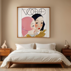 Vintage Vogue Illustration – March 1, 1930 Poster