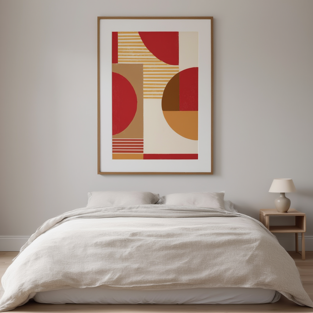 Vivid Geometry – Colorful Abstract Art Print