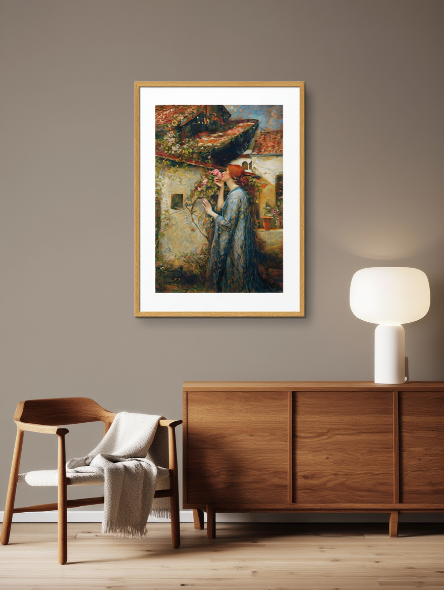 The Soul of the Rose – John William Waterhouse Art Print | Romantic Pre-Raphaelite Wall Art