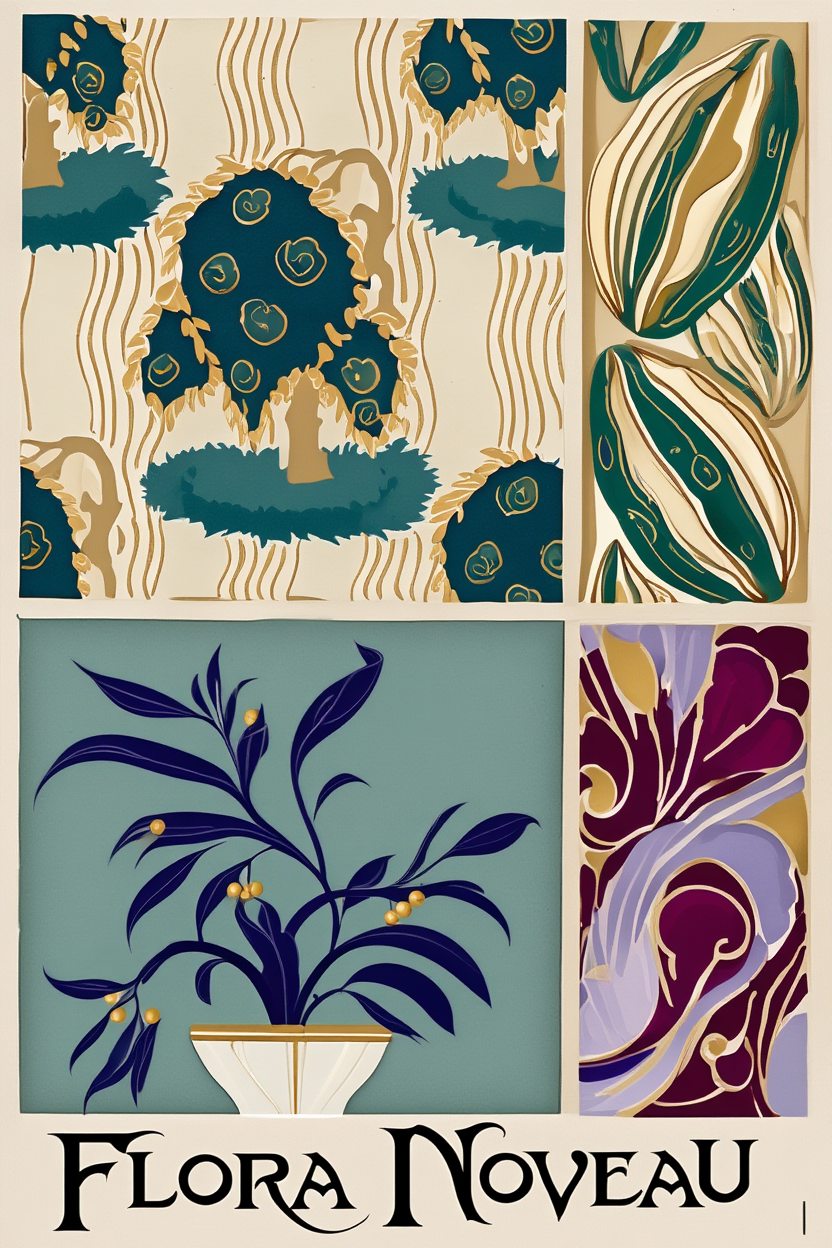 Émile-Allain Séguy – Ornamental Botanica Trio - 3 Prints Mix & Match